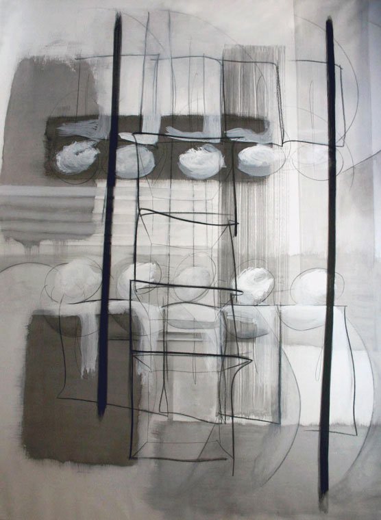 Faro 2 — Acrílico y grafito sobre lienzo 190 x 150 cm