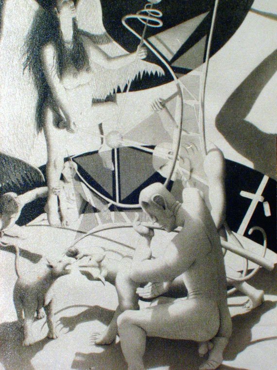 Fuerza de Santos — Grafito sobre papel 70 x 50 cm