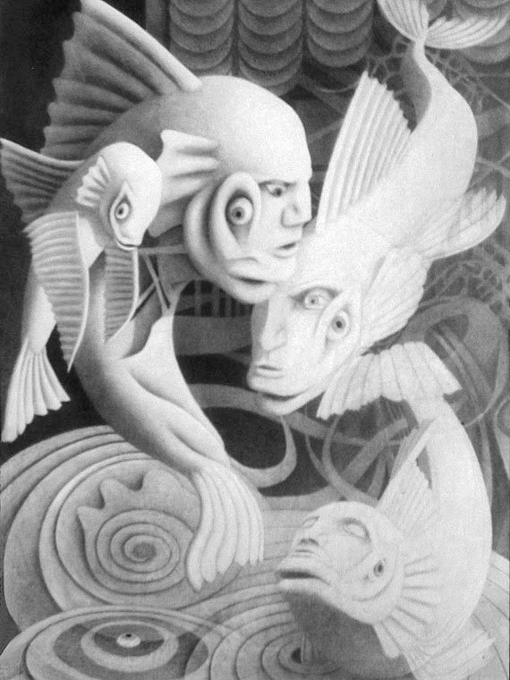 Manantial — Grafito sobre papel 70 x 50 cm